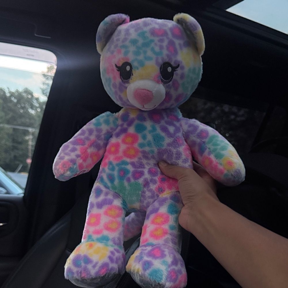 Build-A-Bear Colorful Patterned Stuffed Animal - Picture 2 of 4